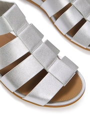 FitFlop Silver Gracie Leather Fisherman Sandals - Image 4 of 4