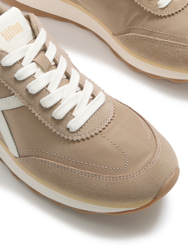 FitFlop Brown Retro-Q Sneakers - Image 4 of 4