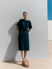 FitFlop Yellow Gen-FF Max Buckle Stripe Webbing Two Bar Slides - Image 2 of 6