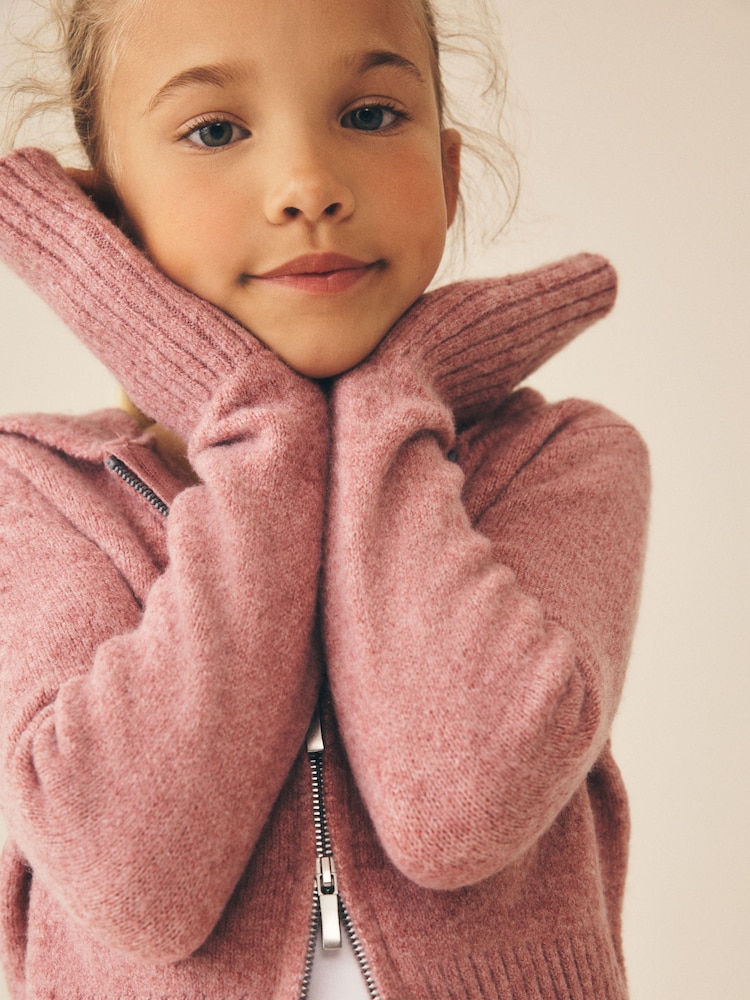 Rosa - Sudadera de punto con capucha (3-16 años) - Imagen 4 de 4 Rosa - Sudadera de punto con capucha (3-16 años) - Imagen 4 de 4