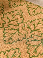 Cox & Cox Natural Autumnal Leaves Doormat - Image 3 of 3