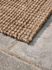 Cox & Cox Natural Chunky Jute Doormat Double - Image 3 of 3