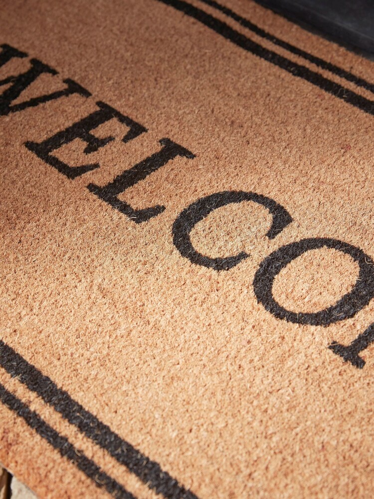 Cox & Cox Natural Double Welcome Doormat - Image 2 of 3