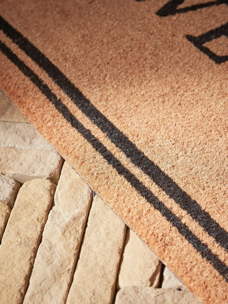 Cox & Cox Natural Double Welcome Doormat - Image 3 of 3