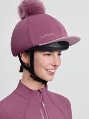 LeMieux Pink Classique Pom Silk Mallow Hat - Image 1 of 4