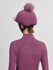 LeMieux Pink Classique Pom Silk Mallow Hat - Image 3 of 4