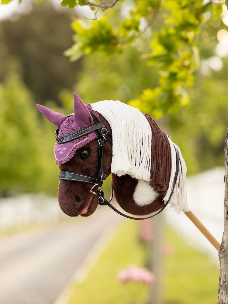 LeMieux Pink Hobby Horse Fly Hood Mallow - Image 1 of 2 LeMieux Pink Hobby Horse Fly Hood Mallow - Image 1 of 2