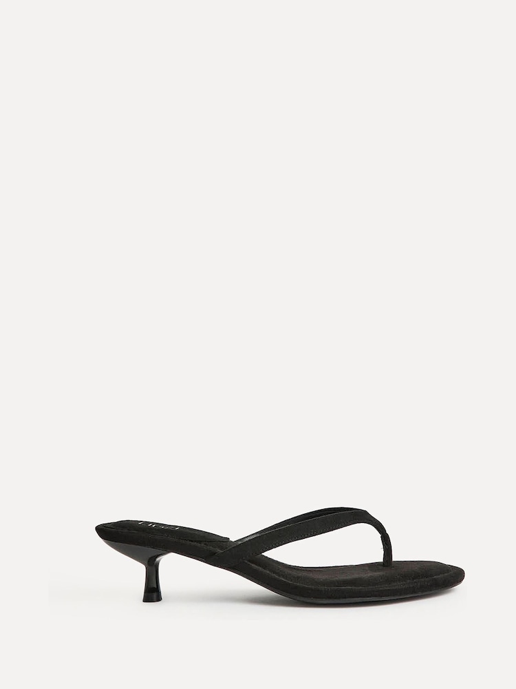 黑色 - Linzi Ascend Toe Post Heeled Sandals - 圖片 2/5