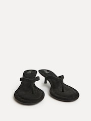 黑色 - Linzi Ascend Toe Post Heeled Sandals - 圖片 3/5
