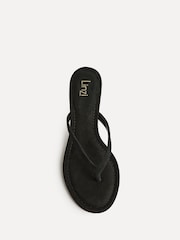 黑色 - Linzi Ascend Toe Post Heeled Sandals - 圖片 4/5