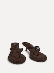 棕色 - Linzi Ascend Toe Post Heeled Sandals - 圖片 4/6