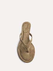 大地色 - Linzi Ascend Toe Post Heeled Sandals - 圖片 4/6