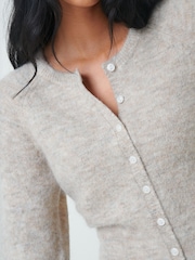 Nobodys Child Silver Alpaca Barrel Sleeve Cardigan - Image 3 of 3