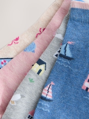 Seaside Conversational - Lot de 4 paires de chaussettes de sport - Image 6 sur 7