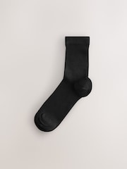 Negru - Supersoft Ribbed Ankle Socks 4 Pack - Imaginea 3 din 7