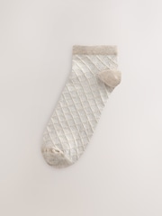 Neutral Butterfly Trainer Socks 4 Pack - Image 2 of 7