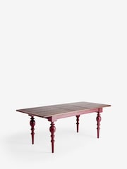 Rockett St George Brick Red Emporium Extending 6 To 8 Dining Table - Image 10 of 11