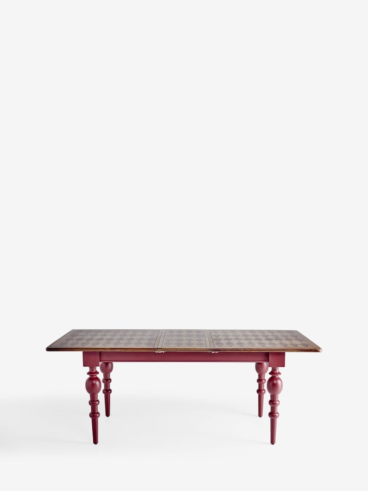 Rockett St George Brick Red Emporium Extending 6 To 8 Dining Table - Image 11 of 11