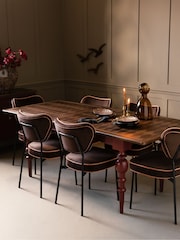 Rockett St George Brick Red Emporium Extending 6 To 8 Dining Table - Image 5 of 11