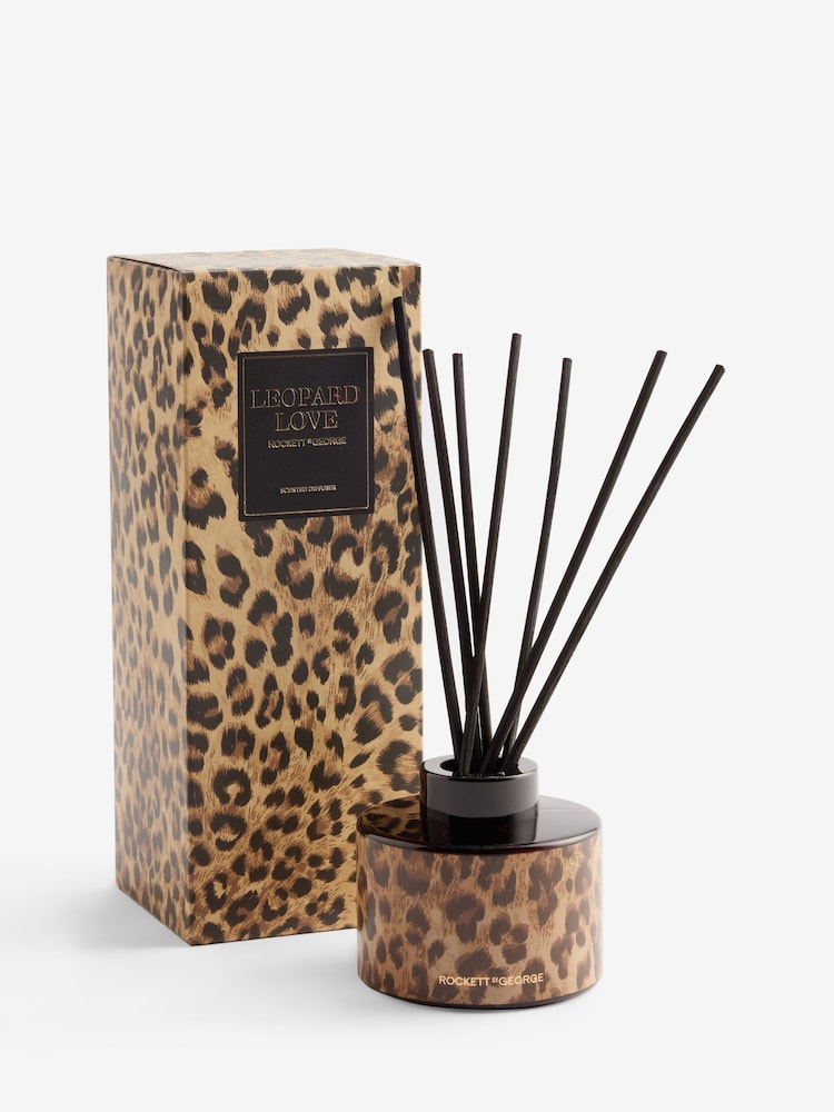 Rockett St George Violet and Musk Leopard Love Fragranced Reed Diffuser - Image 5 of 5