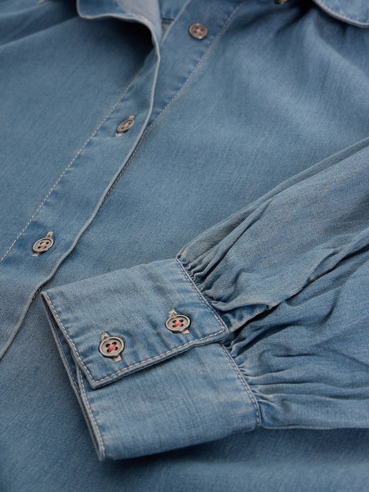 Μπλε - White Stuff Πουκάμισο Sienna - Εικόνα 7 από 7