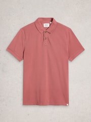 White Stuff Pink Utility Polo Shirt - Image 1 of 2