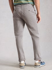 White Stuff Grey Sutton Slim Chino Trousers - Image 2 of 6