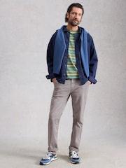 White Stuff Grey Sutton Slim Chino Trousers - Image 3 of 6