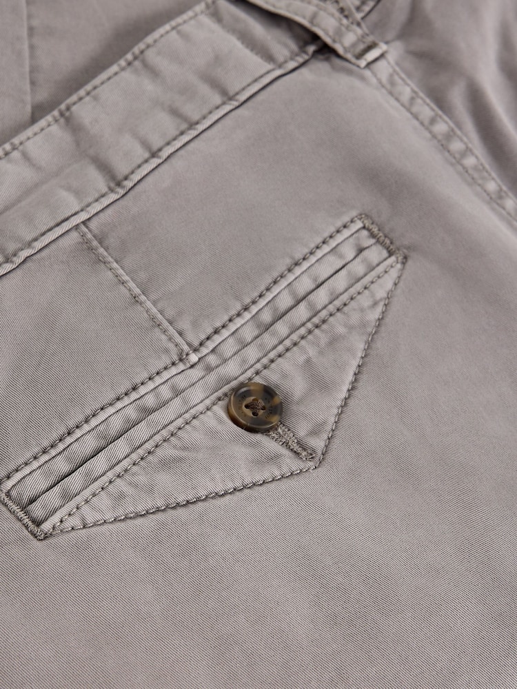 White Stuff Grey Sutton Slim Chino Trousers - Image 6 of 6