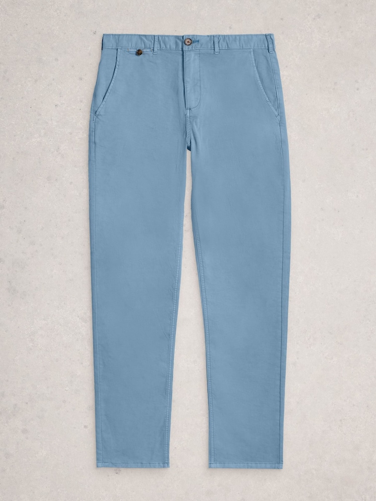White Stuff Light Blue Sutton Chino Trousers - Image 1 of 2 White Stuff Light Blue Sutton Chino Trousers - Image 1 of 2