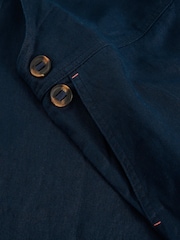 White Stuff Blue Vivian Linen Dungarees - Image 6 of 6