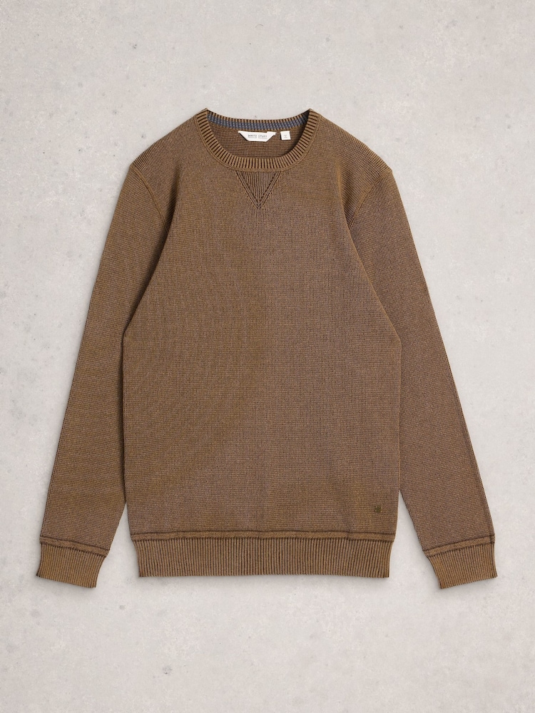 White Stuff Brown Attadale Crew Neck Jumper - Image 1 of 2 White Stuff Brown Attadale Crew Neck Jumper - Image 1 of 2