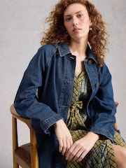 White Stuff Blue Oakleigh Denim Coat - Image 3 of 6