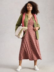 White Stuff Coral Megan Jersey Dress - Image 3 of 6