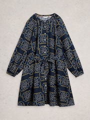 White Stuff Blue Monique Swing Dress - Image 1 of 2