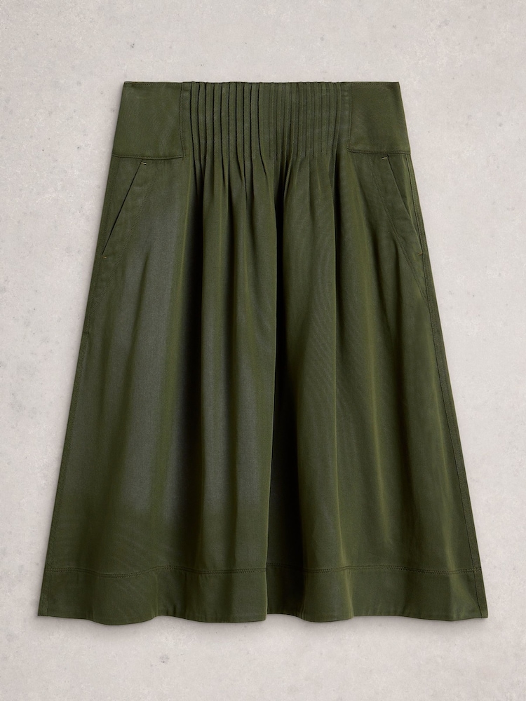 White Stuff Green Charlotte Midi Skirt - Image 1 of 2 White Stuff Green Charlotte Midi Skirt - Image 1 of 2
