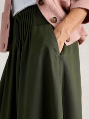 White Stuff Green Charlotte Midi Skirt - Image 4 of 6