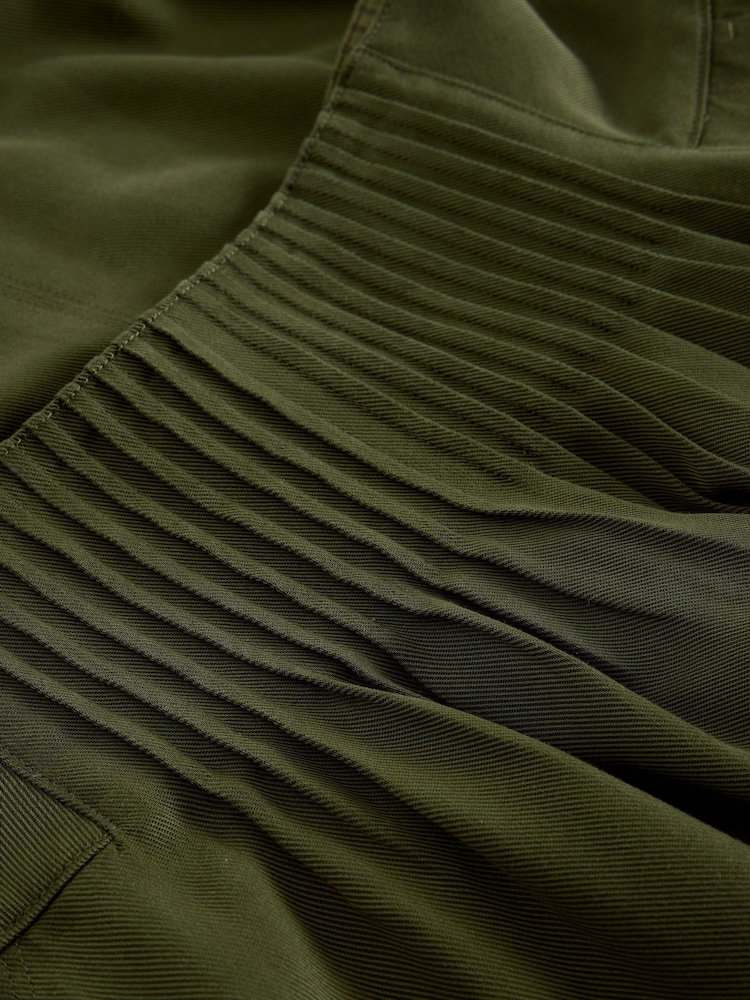 White Stuff Green Charlotte Midi Skirt - Image 6 of 6