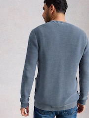 White Stuff Blue Gatley Cardigan - Image 3 of 6