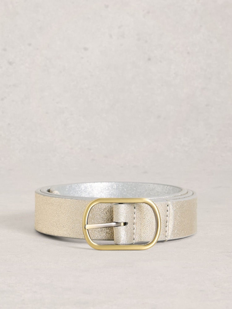 White Stuff Silver Reversible Leather Belt - Image 1 of 3 White Stuff Silver Reversible Leather Belt - Image 1 of 3
