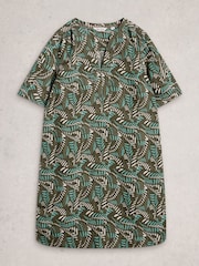 Grønn - White Stuff juni lin kjole - Bilde 5 av 6