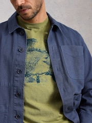 White Stuff Green Abersoch Nature Graphic T-Shirt - Image 4 of 6