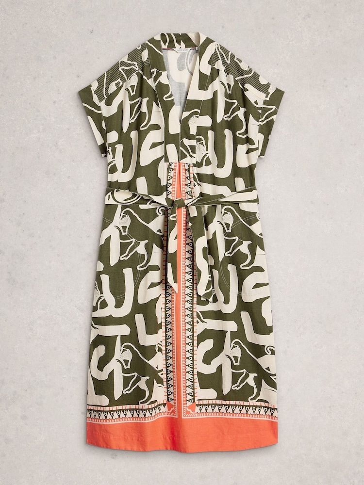 White Stuff Natural Marianne Linen Blend Dress - Image 1 of 2 White Stuff Natural Marianne Linen Blend Dress - Image 1 of 2