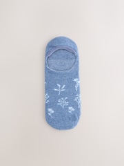 Pastel Floral Invisible Socks 4 Pack - Image 3 of 7