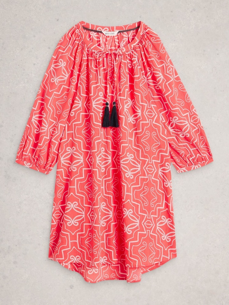 White Stuff Red Lottie Beach Cover-Up - Image 1 of 2 White Stuff Red Lottie Beach Cover-Up - Image 1 of 2