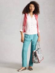 قميص جيرسيه مطرز Annie من White Stuff - Image 3 of 6