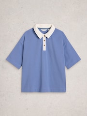 White Stuff Blue Ruby Rugby Top - Image 5 of 6