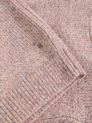 White Stuff Pink Tadley Twist Crew Neck Jumper - Image 2 of 2