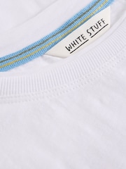 White Stuff White Clara Short Sleeve T-Shirt - Image 2 of 2