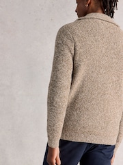 White Stuff Green Tadley Twist Funnel Neck Jumper - Image 2 of 6